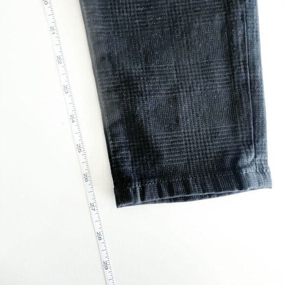 Joe's Womens Pants High (rise) Honey Curvy Skinny Ankle Black Shimmer Plaid 28 - Picture 10 of 10